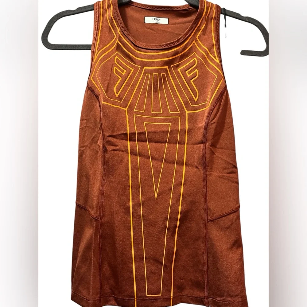 FENDI Graphic Logo Tank - Picture 4 of 8